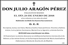 Julio Aragón Pérez